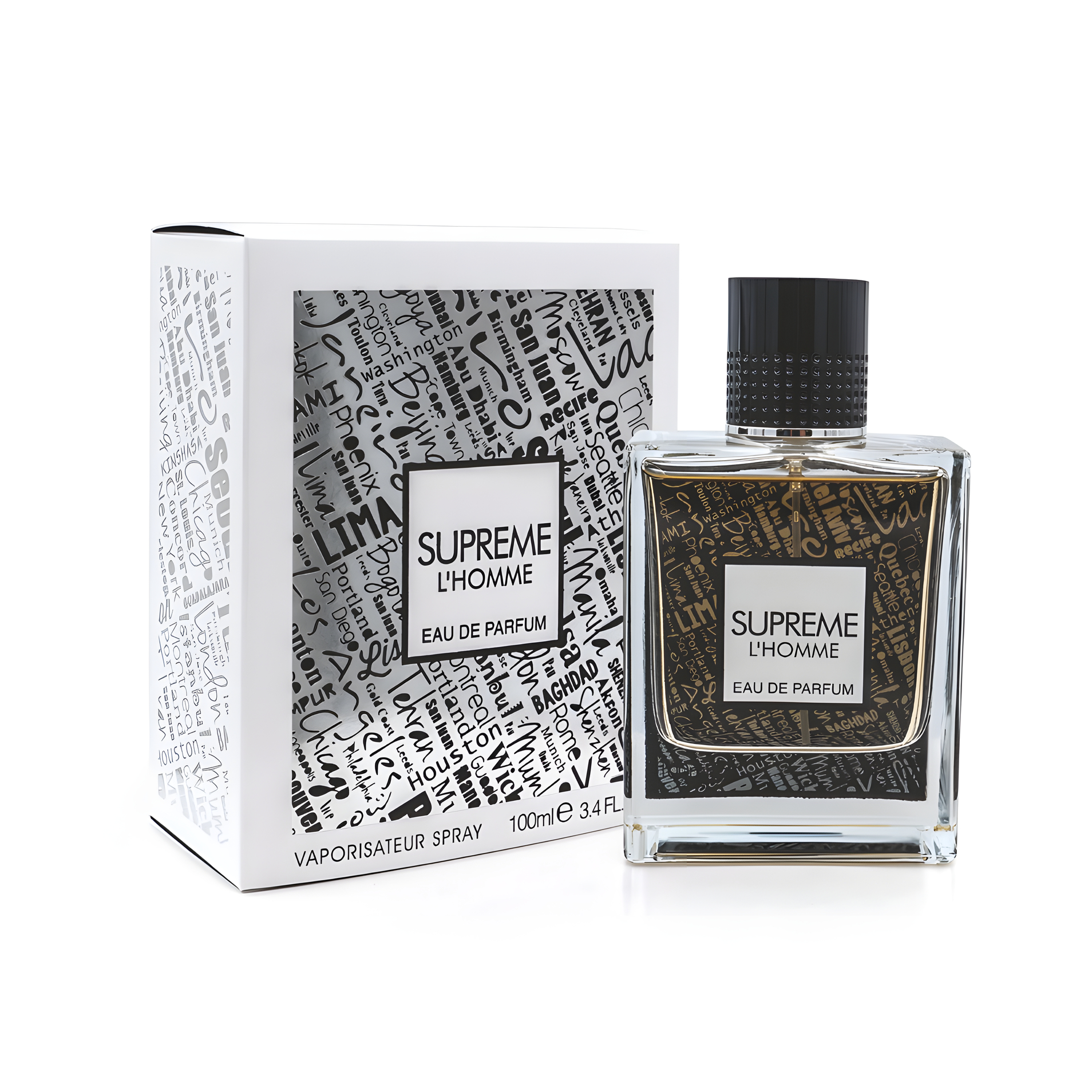 Eau de Parfum Fragrance World, Supreme L'Homme, Men, 100 ml - Arabian ...