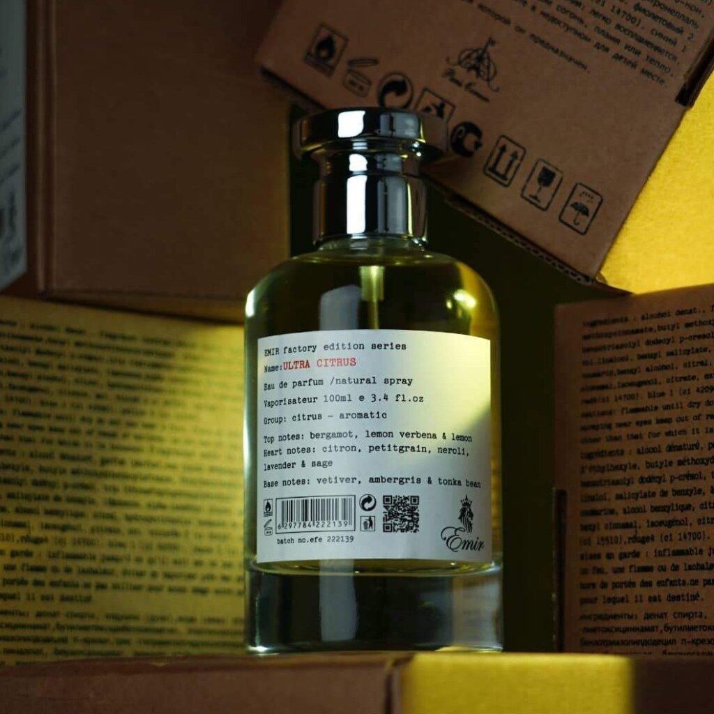 Emir Eau de Parfum, Ultra Citrus Factory Edition, Men
