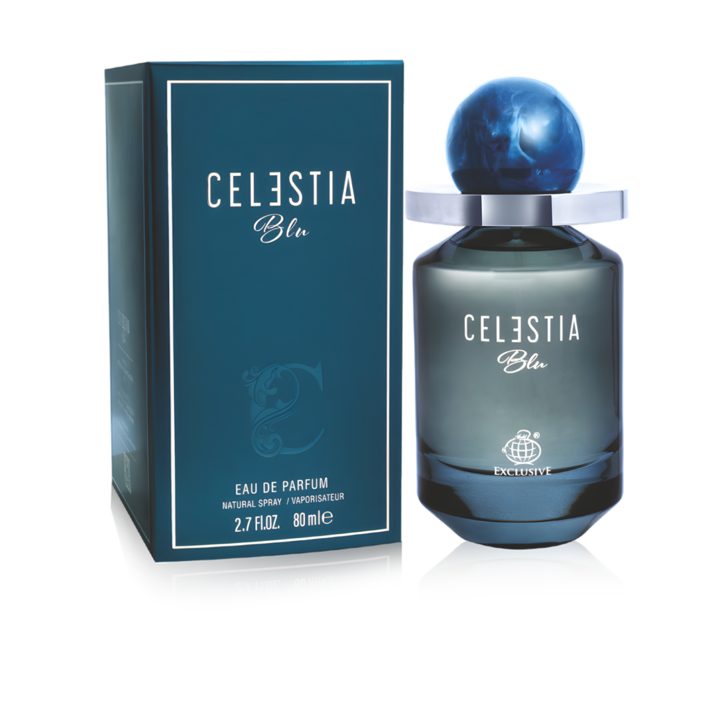 Eau de Parfum Fragrance World, Celestia Blu, Men, 80 ml