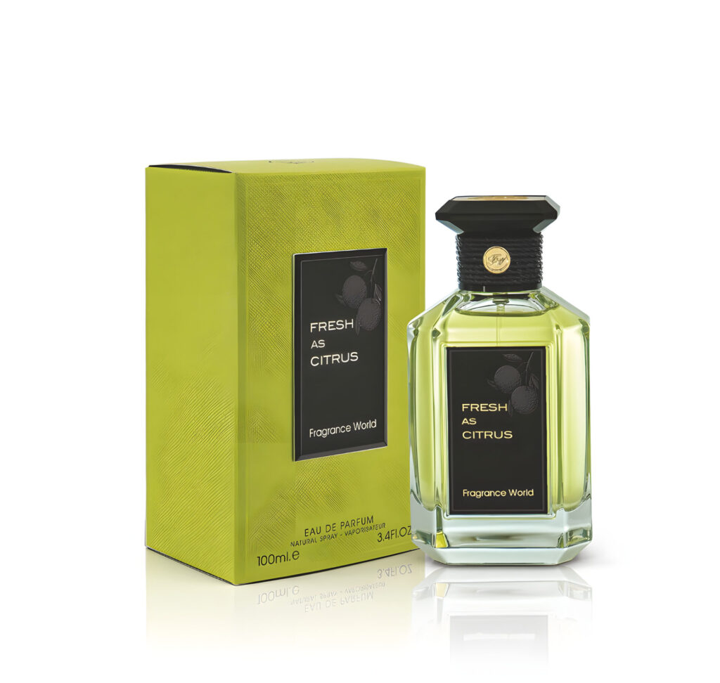 Eau de Parfum Fragrance World, Fresh as Citrus, Unisex, 100 ml