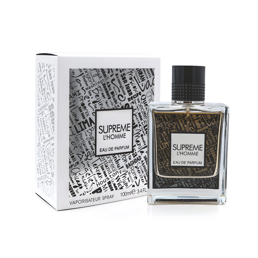 Eau de Parfum Fragrance World, Supreme L'Homme, Men, 100 ml