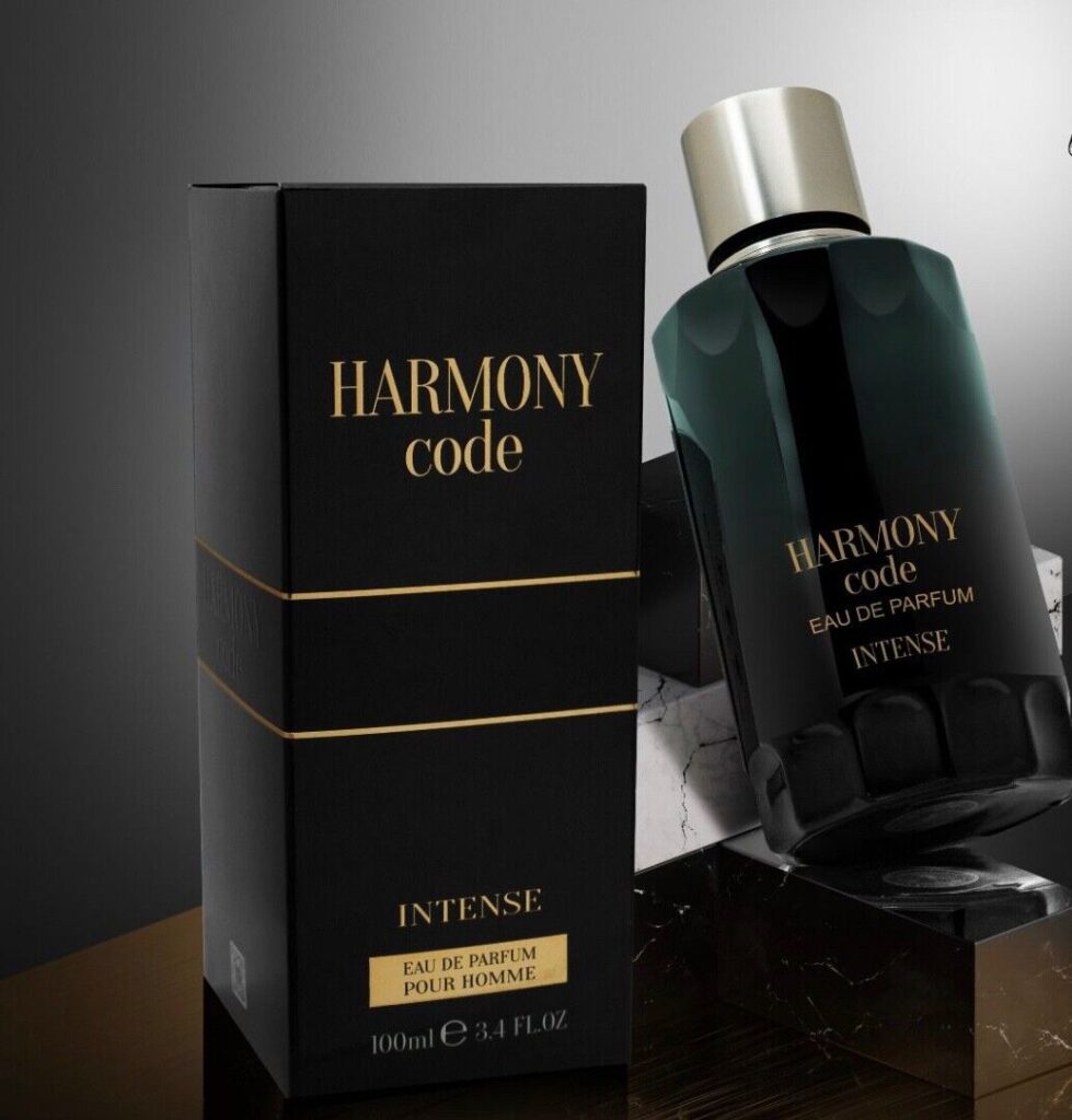 Eau de Parfum Fragrance World, Harmony Code Intense, Men, 100 ml