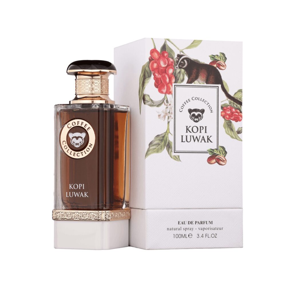 Eau de Parfum Fragrance World, Kopi Luwak, Coffee Collection, Unisex, 100 ml
