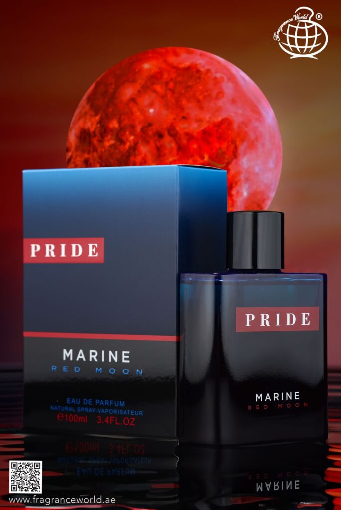 Eau de Parfum Pride Marine Red Moon by Fragrance World, Men, 100 ml