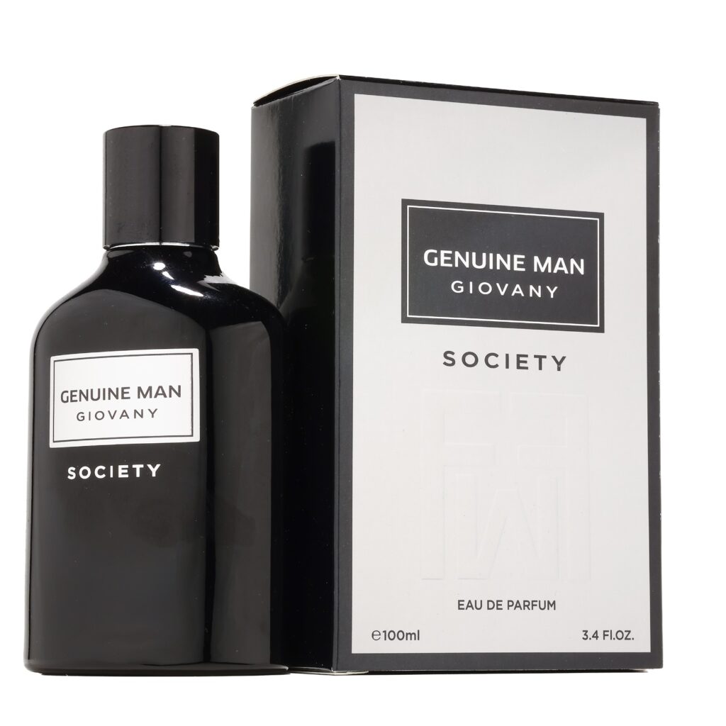 Eau de Parfum Genuine Man Giovany Society by Fragrance World, Men, 100 ml
