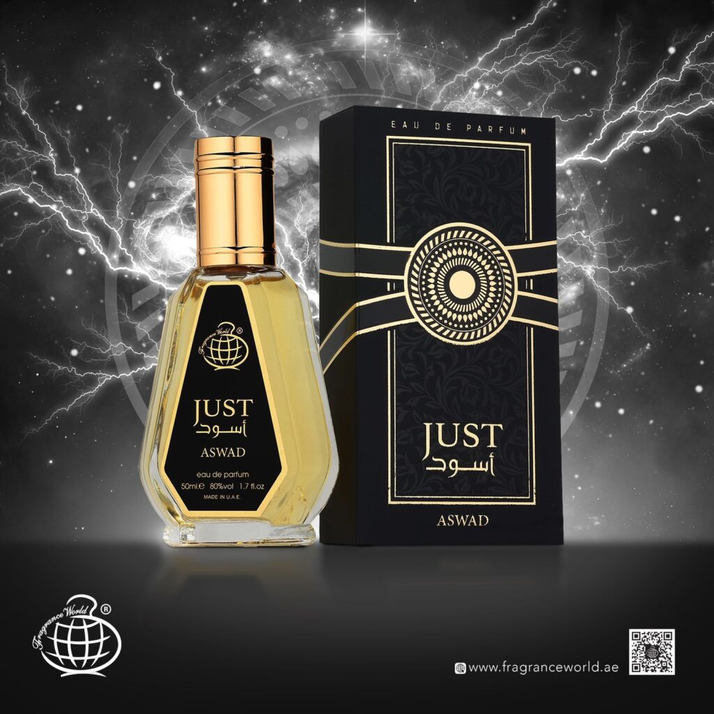 Eau de Parfum Fragrance World, Just Aswad, Men, 50 ml