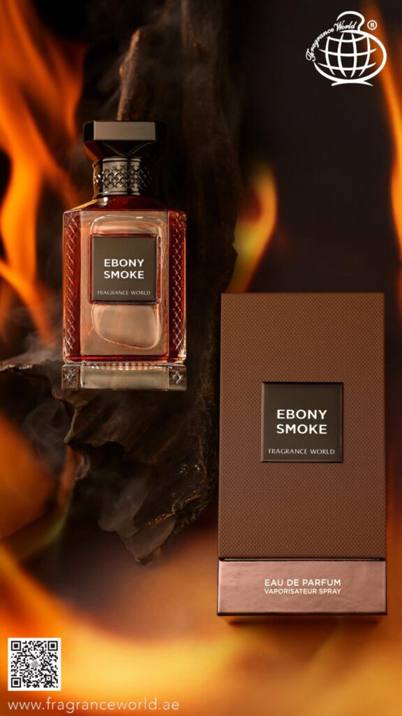 Eau de Parfum Ebony Smoke by Fragrance World, Unisex, 150 ml