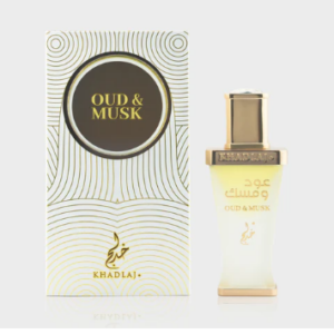Khadlaj Oud & Musk Perfume Oil Concentrate, Unisex, 20 ml