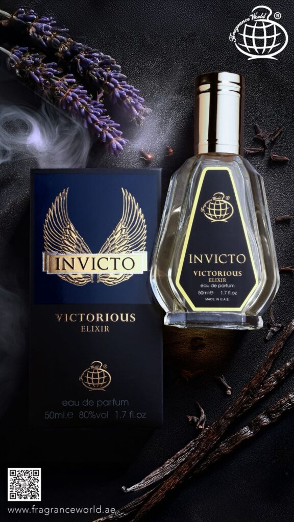 Eau de Parfum Fragrance World, Invicto Victorious Elixir, Men, 50 ml