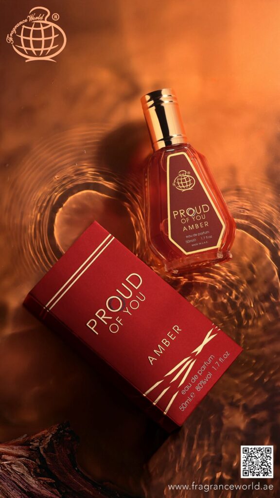 Eau de Parfum Proud of You Amber by Fragrance World, Unisex, 50 ml