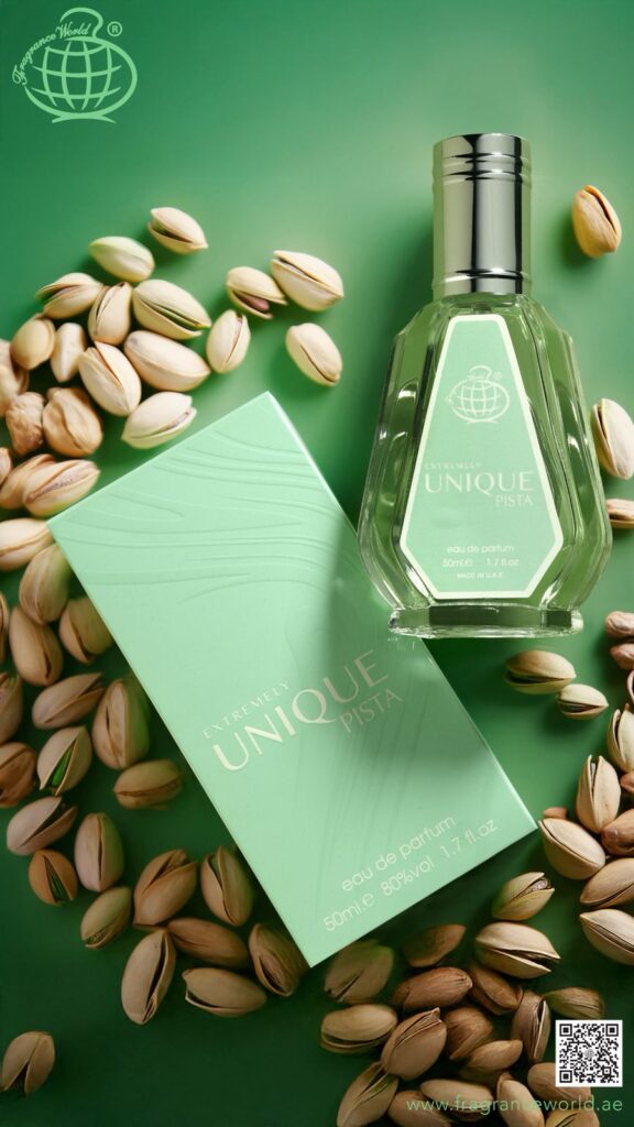 Eau de Parfum Extremely Unique Pista by Fragrance World, Unisex, 50 ml