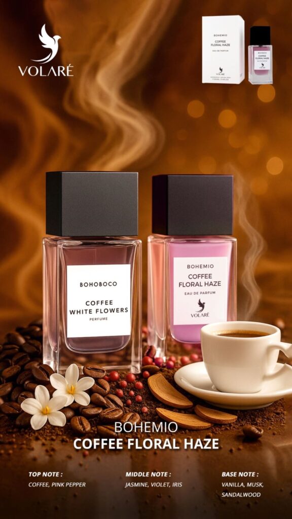 Eau de Parfum Volare Bohemio Coffee Floral Haze, Unisex, 100 ml