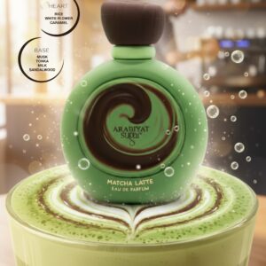 Eau de Parfum Arabiyat Sugar Matcha Matcha Latte, Unisex, 100 ml