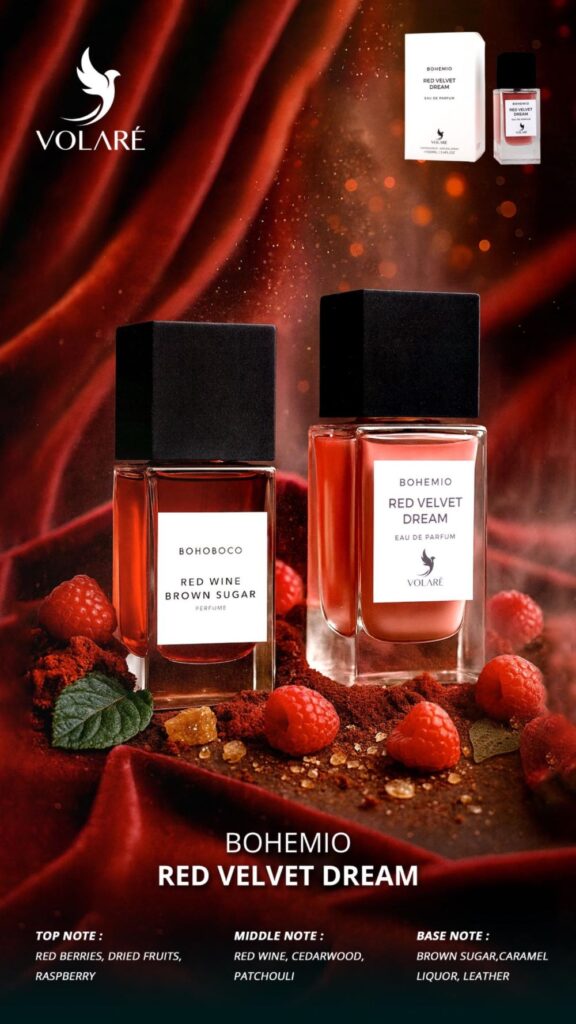 Eau de Parfum Volare Bohemio Red Velvet Dream, Unisex, 100 ml