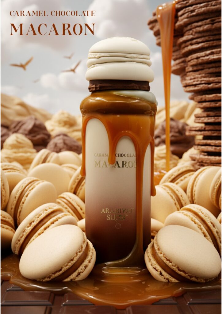 Eau de Parfum Arabiyat Sugar Sugar Caramel Chocolate Macaron, Unisex, 100 ml