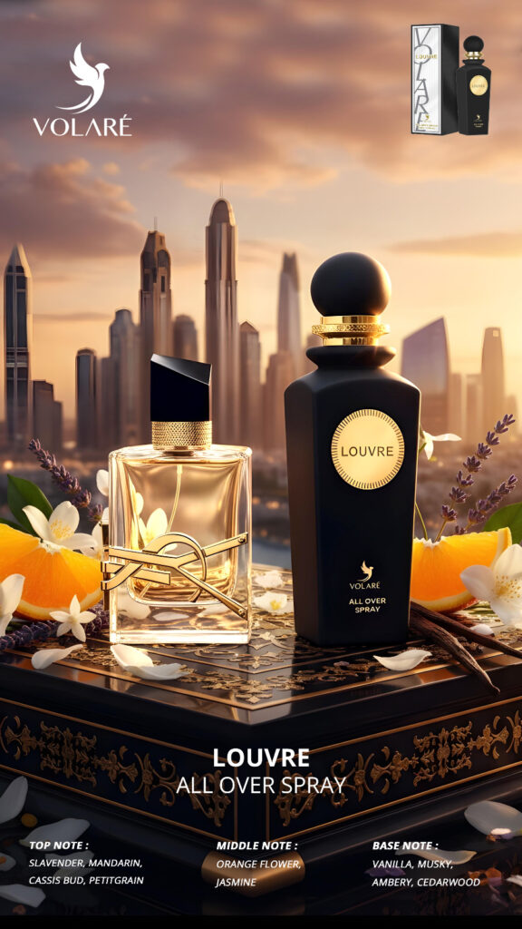 Volare Louvre Fragrant Body Spray, Women, 150 ml