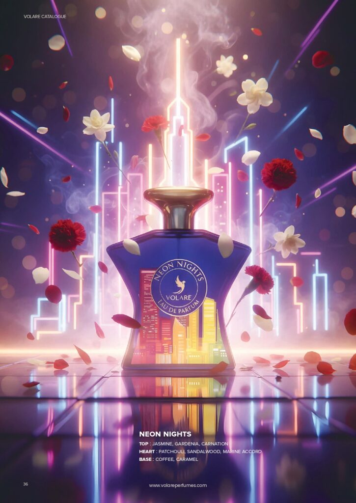 Eau de Parfum Volare Neon Nights, Unisex, 100 ml